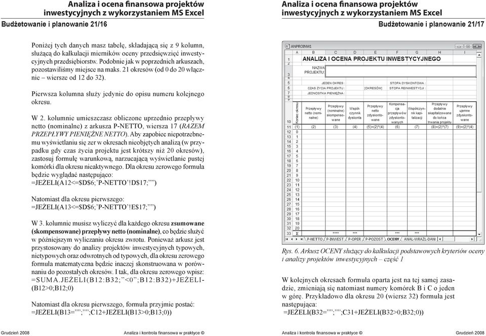 Pierwsza kolumna służy jedynie do opisu numeru kolejnego okresu. W 2.