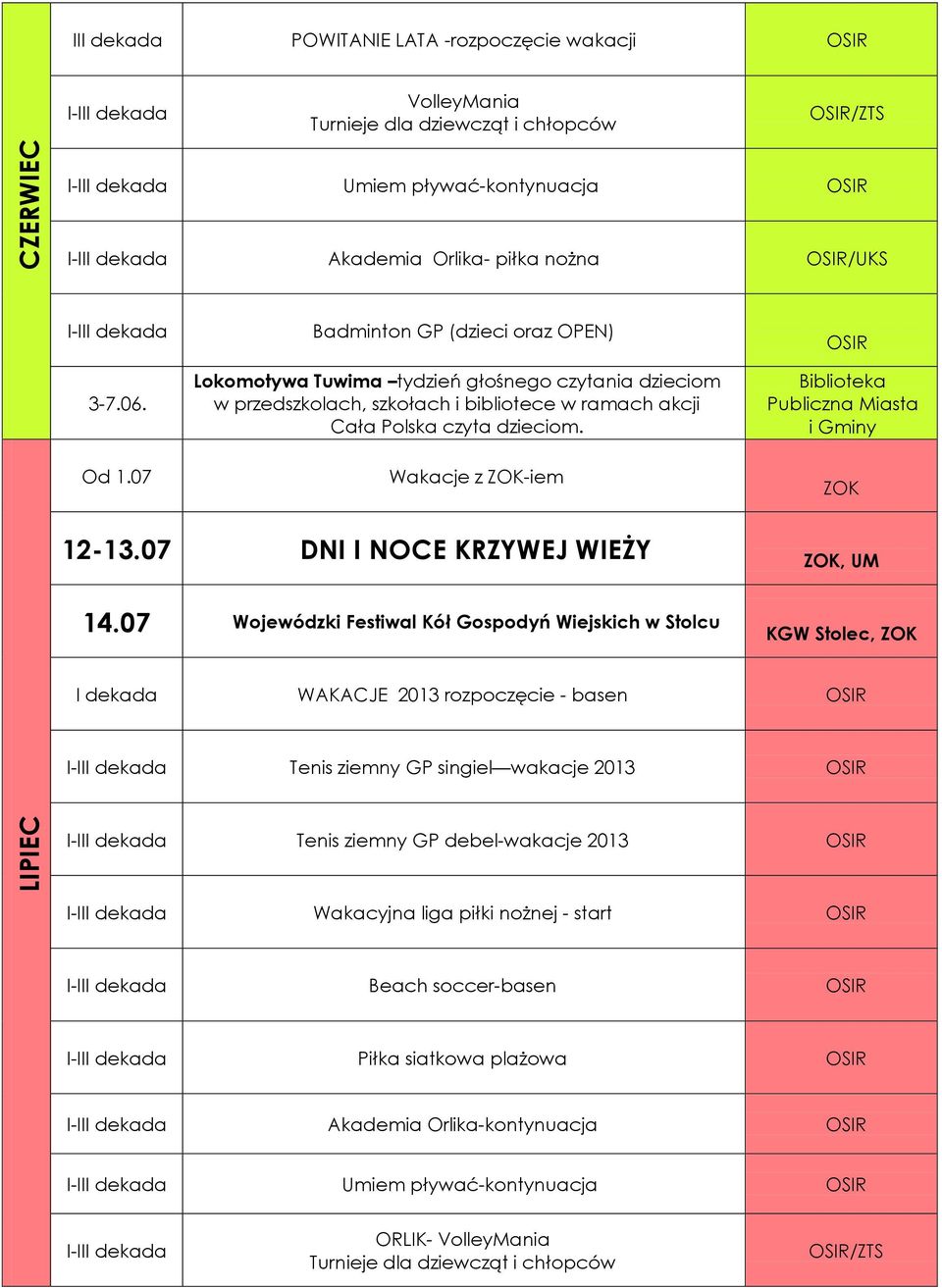 07 DNI I NOCE KRZYWEJ WIEŻY, UM 14.