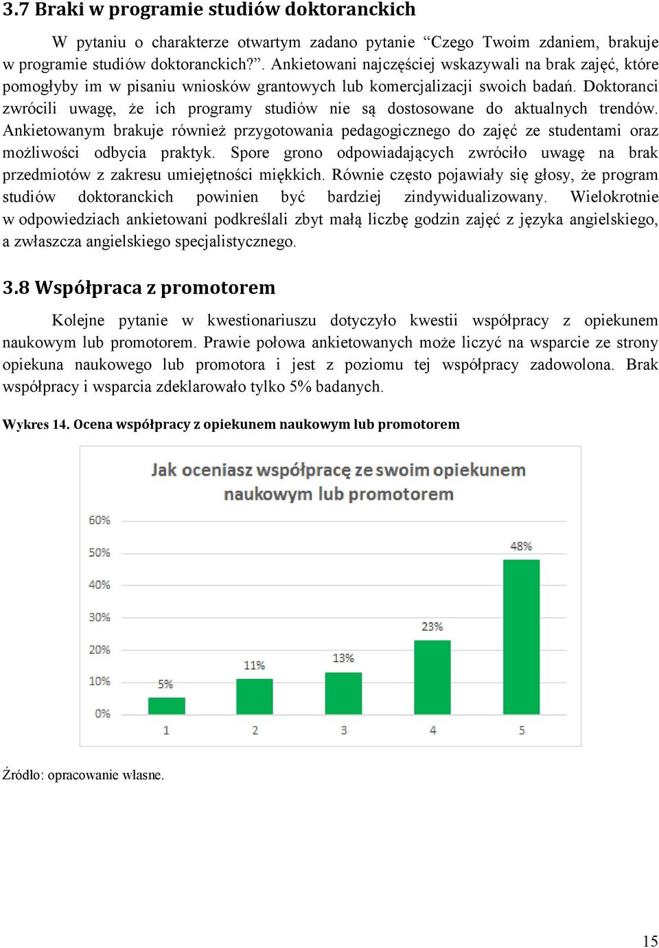 Doktoranci zwrócili uwagę, że ich programy studiów nie są dostosowane do aktualnych trendów.