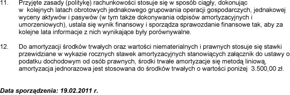 porównywalne. 12.