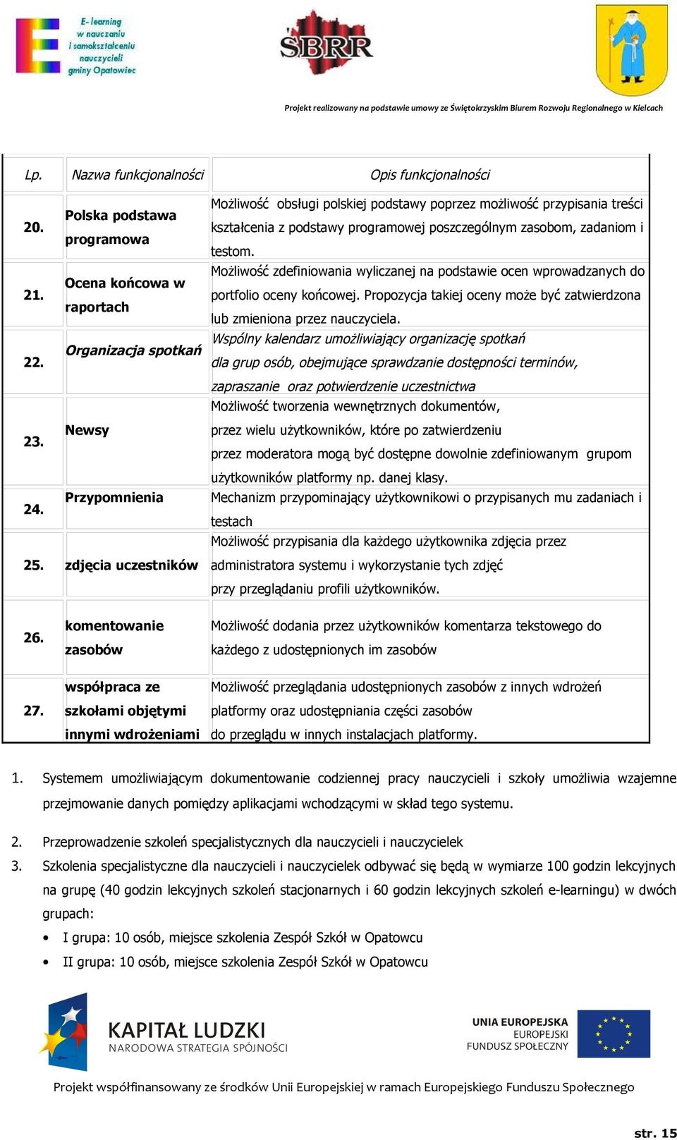 Możliwość zdefiniowania wyliczanej na podstawie ocen wprowadzanych do Ocena końcowa w portfolio oceny końcowej. Propozycja takiej oceny może być zatwierdzona raportach lub zmieniona przez nauczyciela.