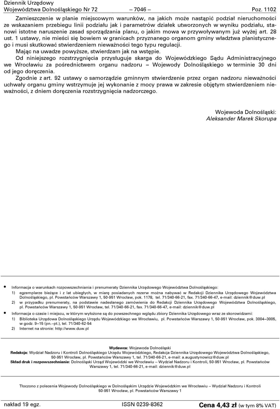 istotne naruszenie zasad sporządzania planu, o jakim mowa w przywoływanym już wyżej art. 28 ust.