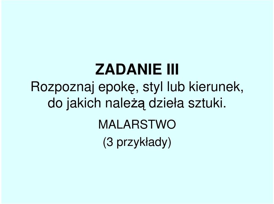 do jakich należą dzieła