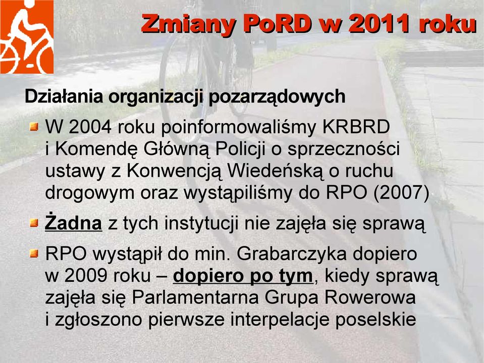 tych instytucji nie zajęła się sprawą RPO wystąpił do min.