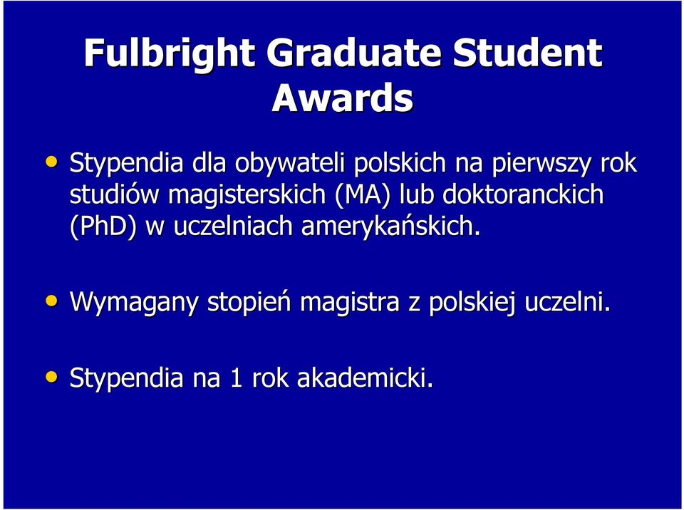 doktoranckich (PhD)) w uczelniach amerykańskich.