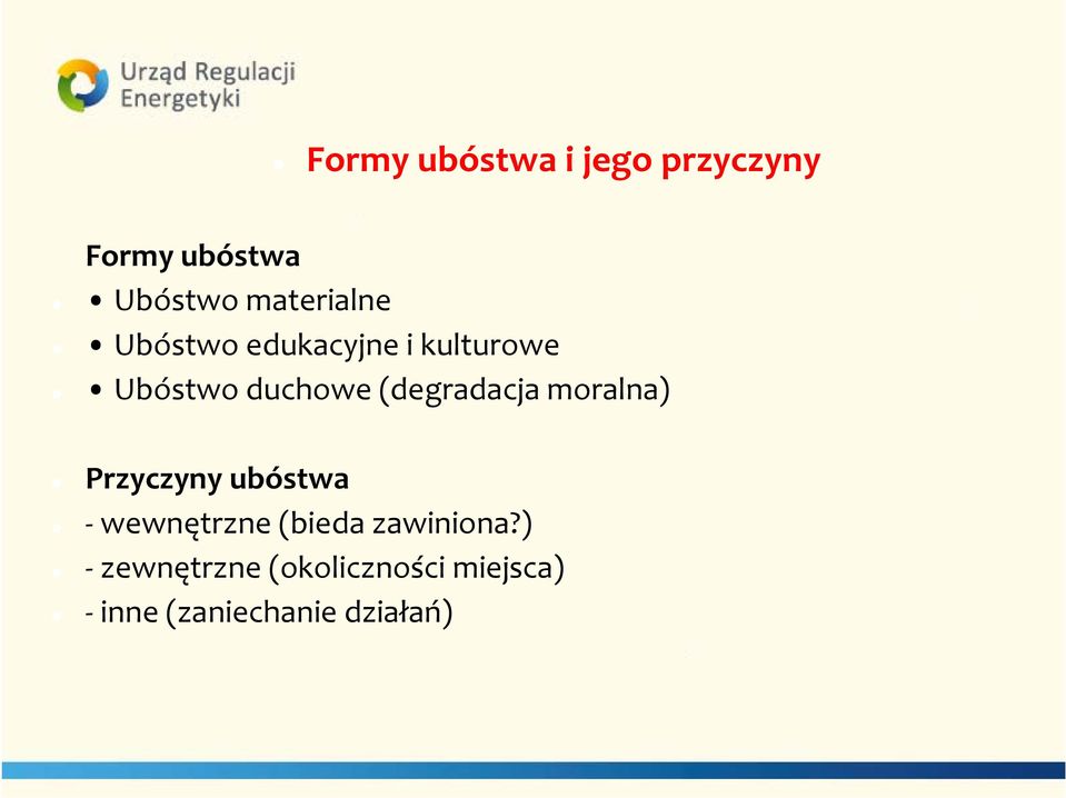 (degradacja moralna) Przyczyny ubóstwa wewnętrzne (bieda