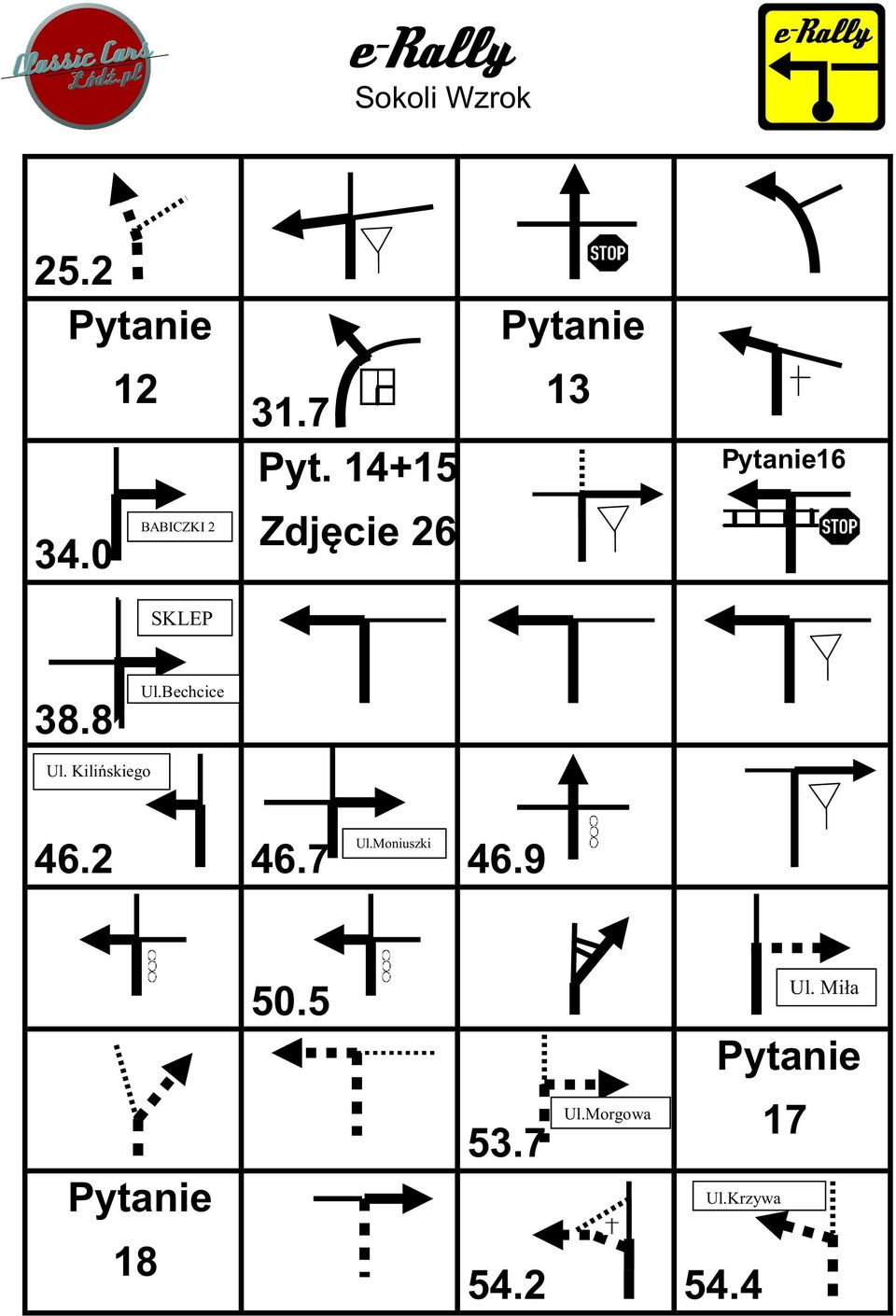 Bechcice Ul. Kilińskiego Ul.Moniuszki 46.