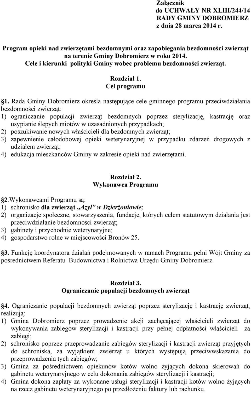 Rozdział 1. Cel programu 1.