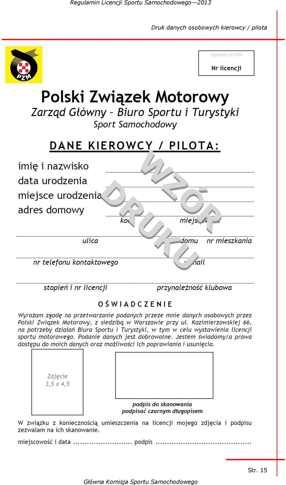 kierowcy / pilota