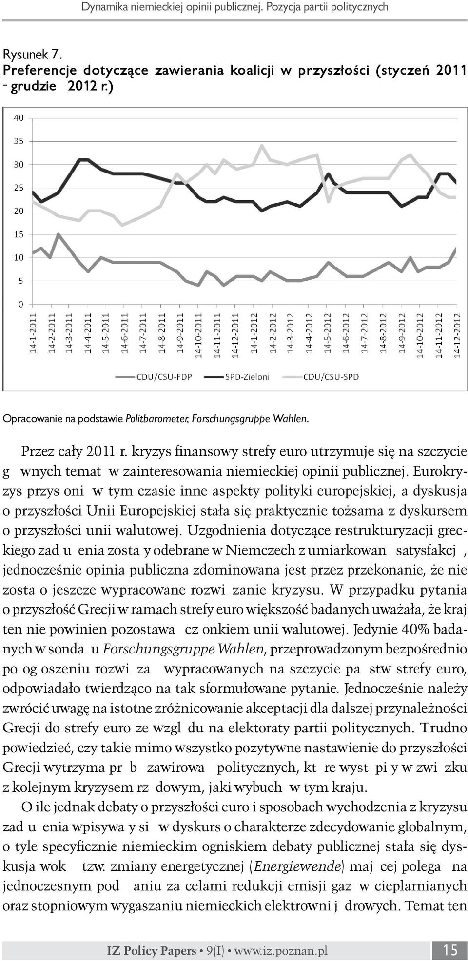 kryzys finansowy strefy euro utrzymuje się na szczycie głównych tematów zainteresowania niemieckiej opinii publicznej.