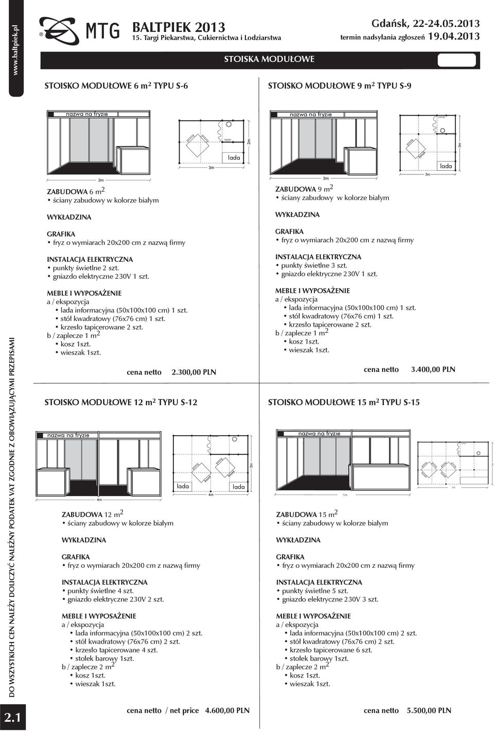 wymiarach 20x200 cm z nazwą firmy INSTALACJA ELEKTRYCZNA punkty świetlne 2 szt. gniazdo elektryczne 230V 1 szt.