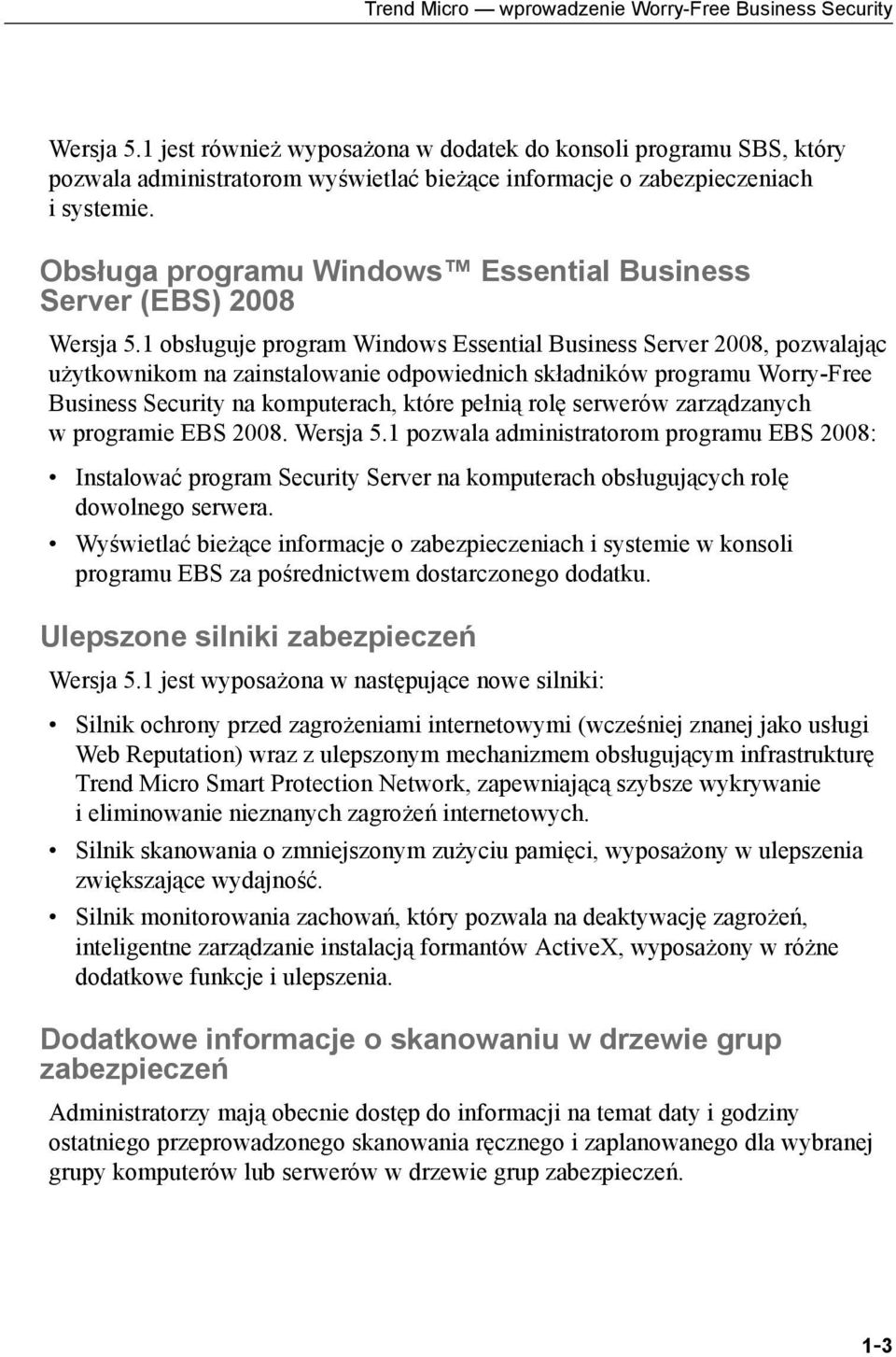 Obsługa programu Windows Essential Business Server (EBS) 2008 Wersja 5.