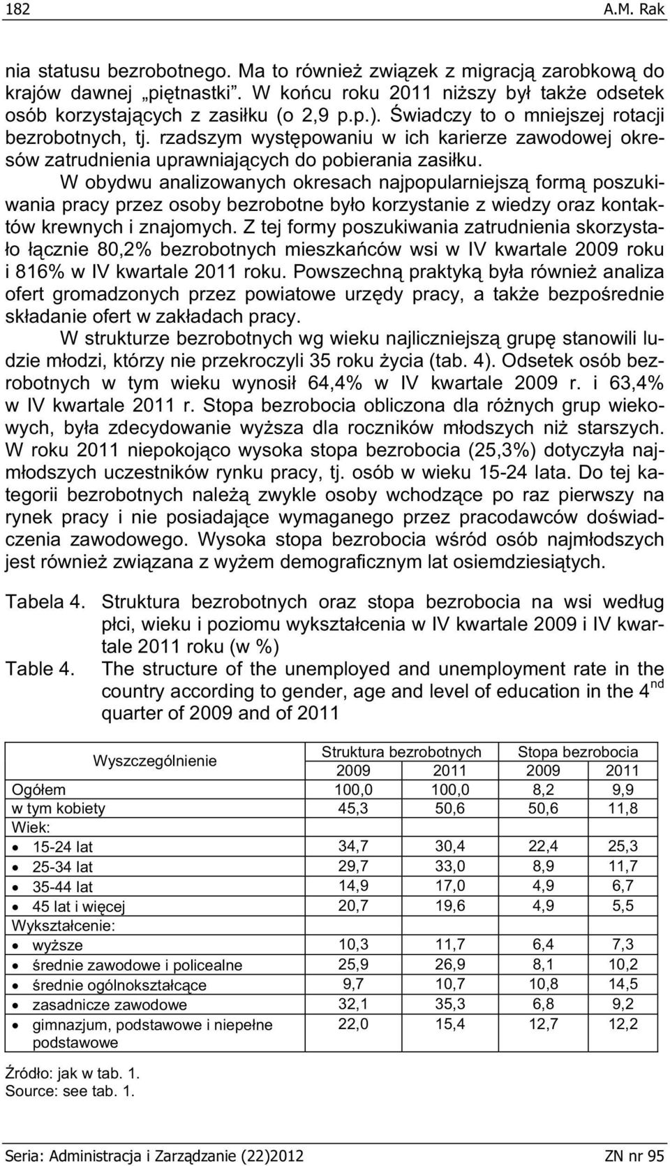 W obydwu analizowanych okresach najpopularniejsz form poszukiwania pracy przez osoby bezrobotne by o korzystanie z wiedzy oraz kontaktów krewnych i znajomych.