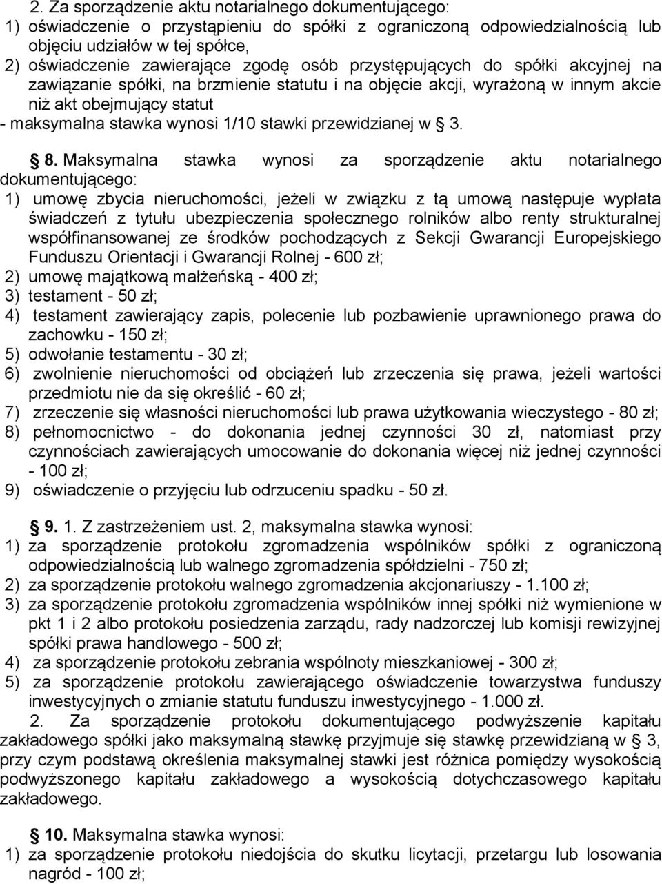 przewidzianej w 3. 8.