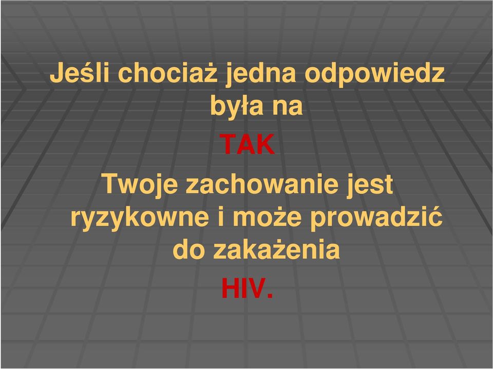 Twoje zachowanie jest