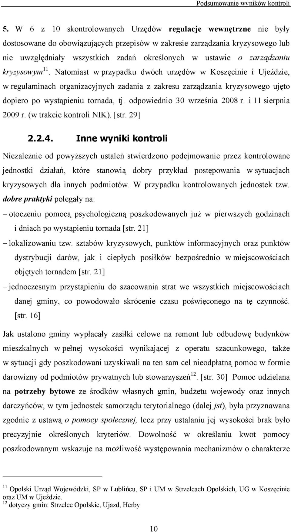 zarządzaniu kryzysowym 11.