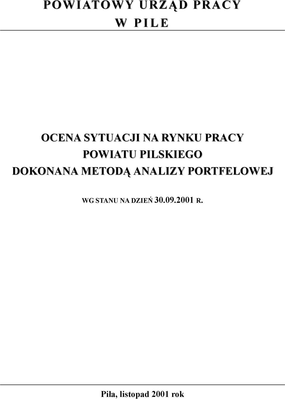 DOKONANA METODĄ ANALIZY PORTFELOWEJ WG