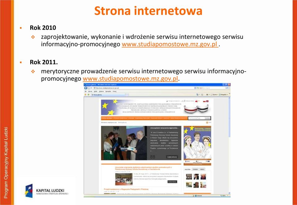 studiapomostowe.mz.gov.pl. Rok 2011.