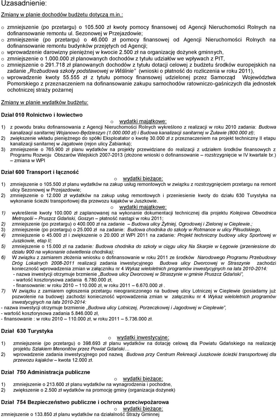 000 zł pomocy finansowej od Agencji Nieruchomości Rolnych na dofinansowanie remontu budynków przejętych od Agencji; o wprowadzenie darowizny pieniężnej w kwocie 2.