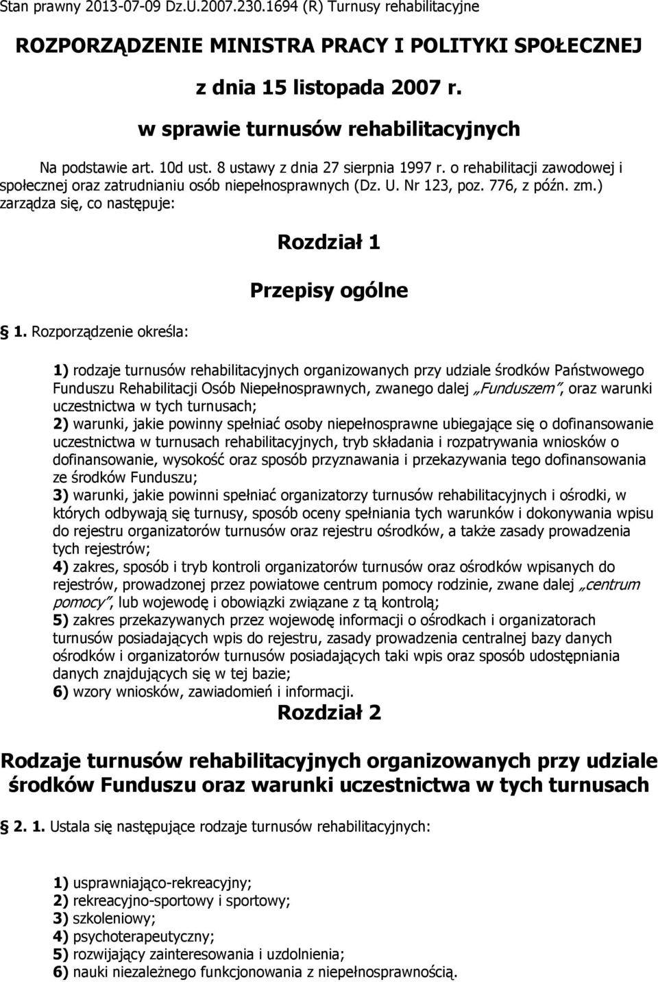 776, z późn. zm.) zarządza się, co następuje: 1.