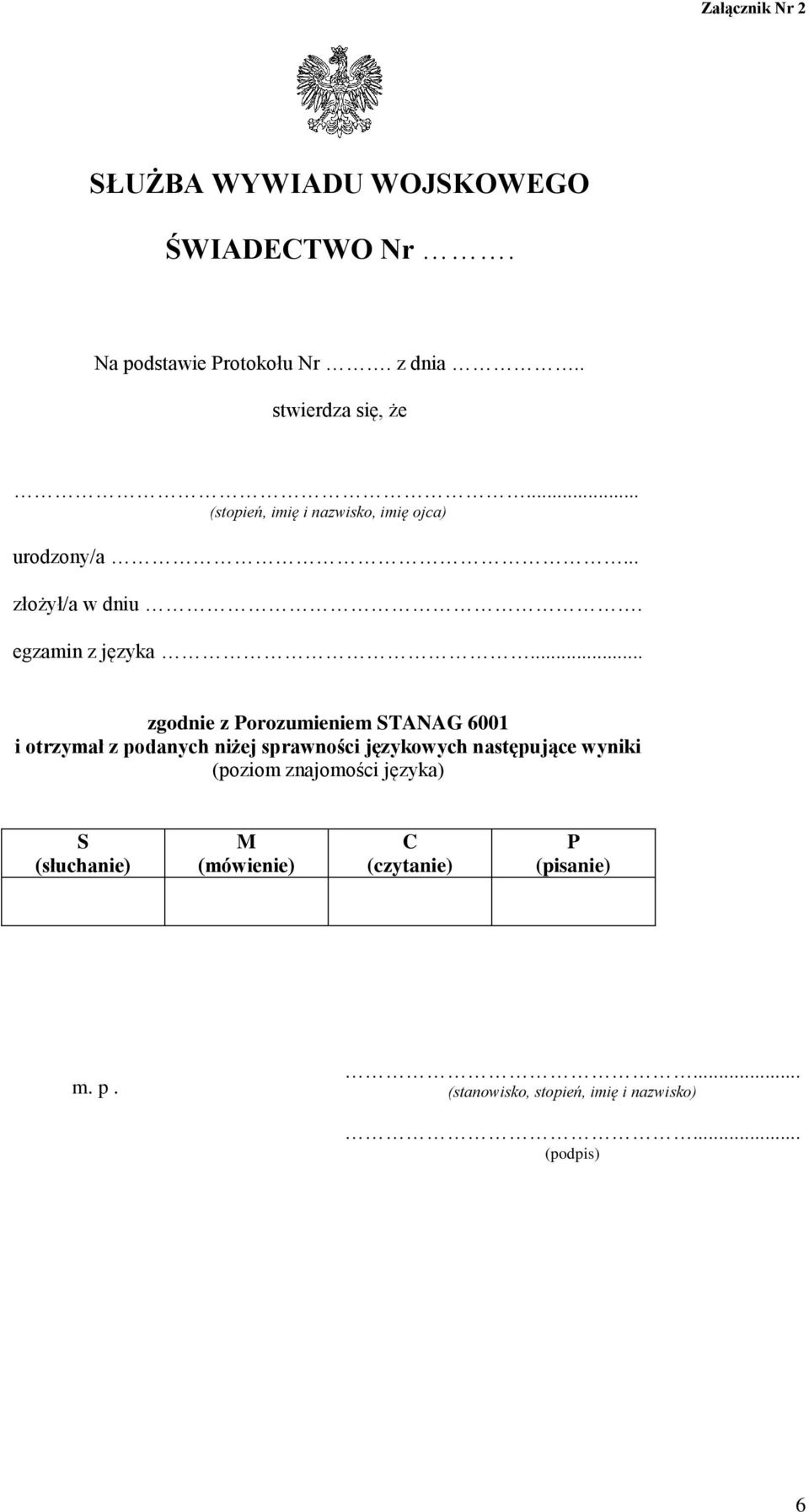 egzamin z języka.