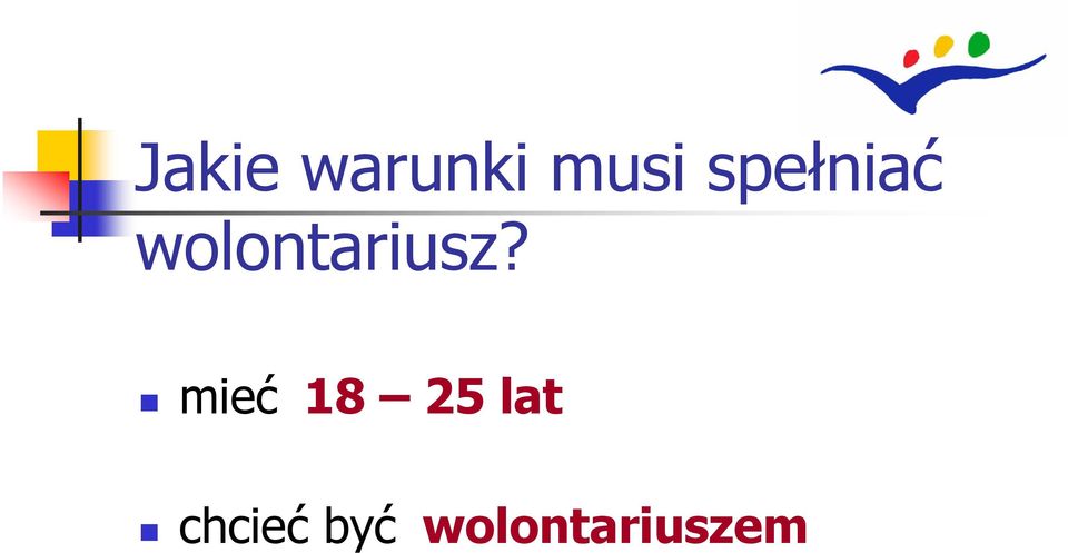 wolontariusz?