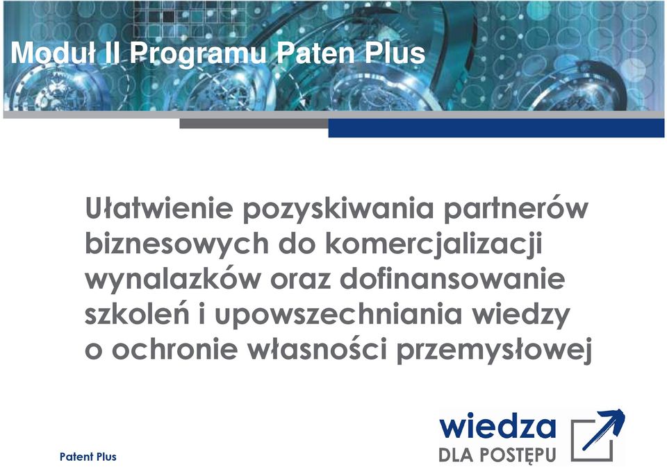 komercjalizacji wynalazków oraz dofinansowanie