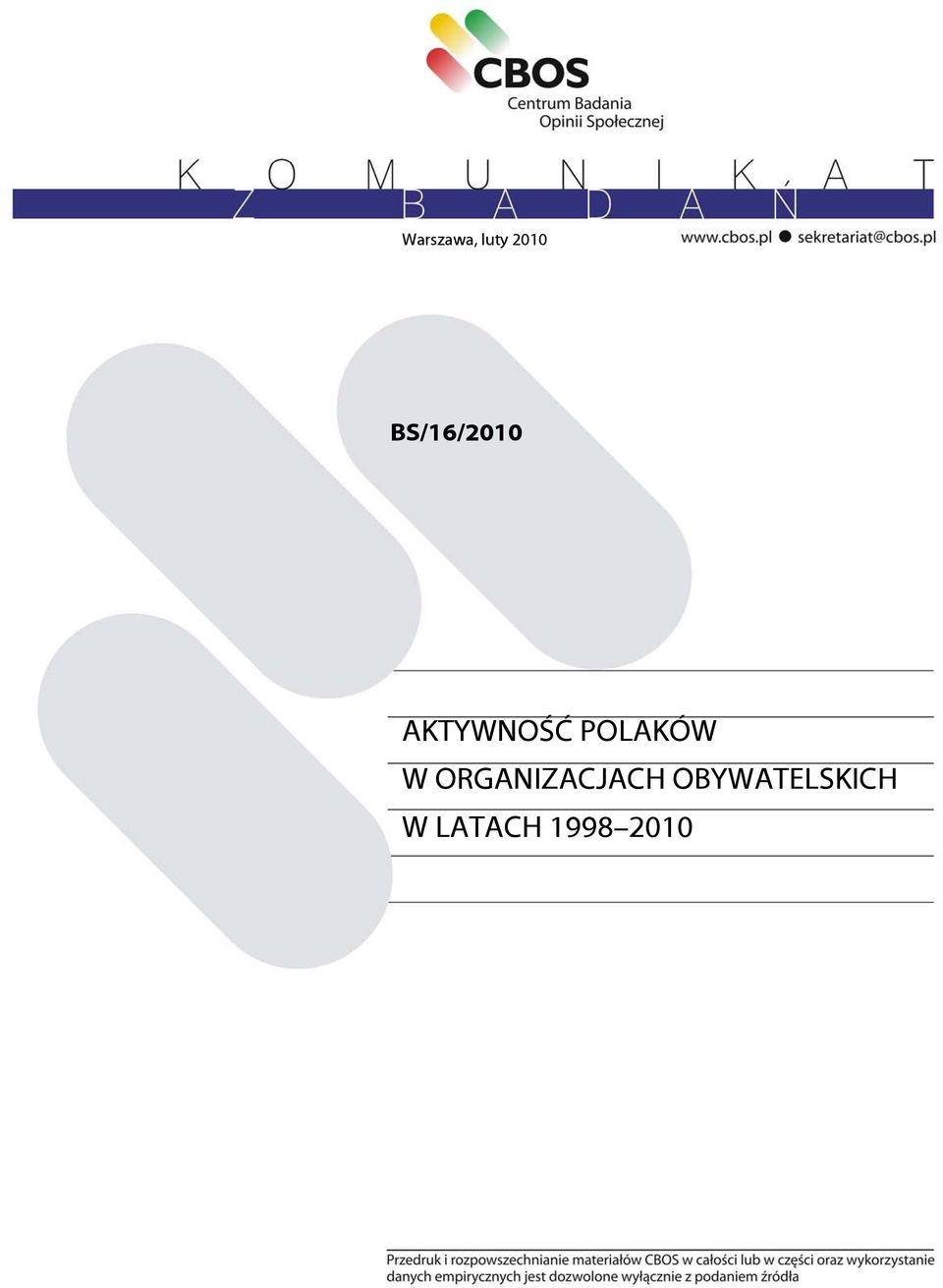 POLAKÓW W ORGANIZACJACH