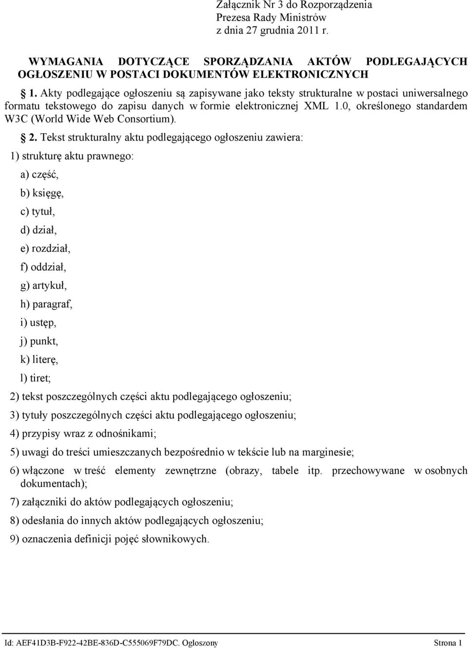 0, określonego standardem 3C (orld ide eb Consortium). 2.