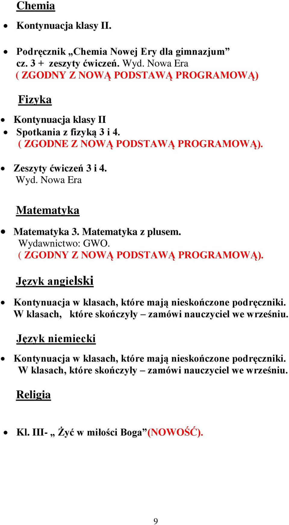 ( ZGODNE Z NOWĄ PODSTAWĄ PROGRAMOWĄ). Zeszyty ćwiczeń 3 i 4. Wyd. Nowa Era Matematyka Matematyka 3.