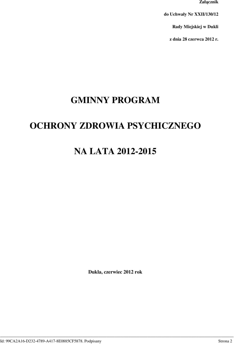 GMINNY PROGRAM OCHRONY ZDROWIA PSYCHICZNEGO