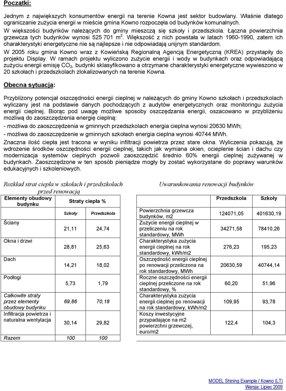 Większość z nich powstała w latach 1960-1990, zatem ich charakterystyki energetyczne nie są najlepsze i nie odpowiadają unijnym standardom.