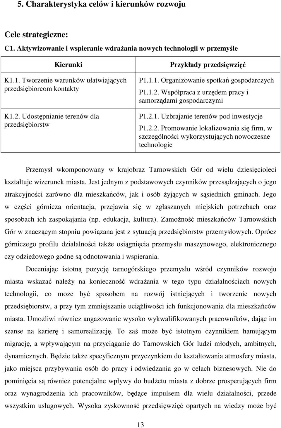 2.2. Promowanie lokalizowania się firm, w szczególności wykorzystujących nowoczesne technologie Przemysł wkomponowany w krajobraz Tarnowskich Gór od wielu dziesięcioleci kształtuje wizerunek miasta.