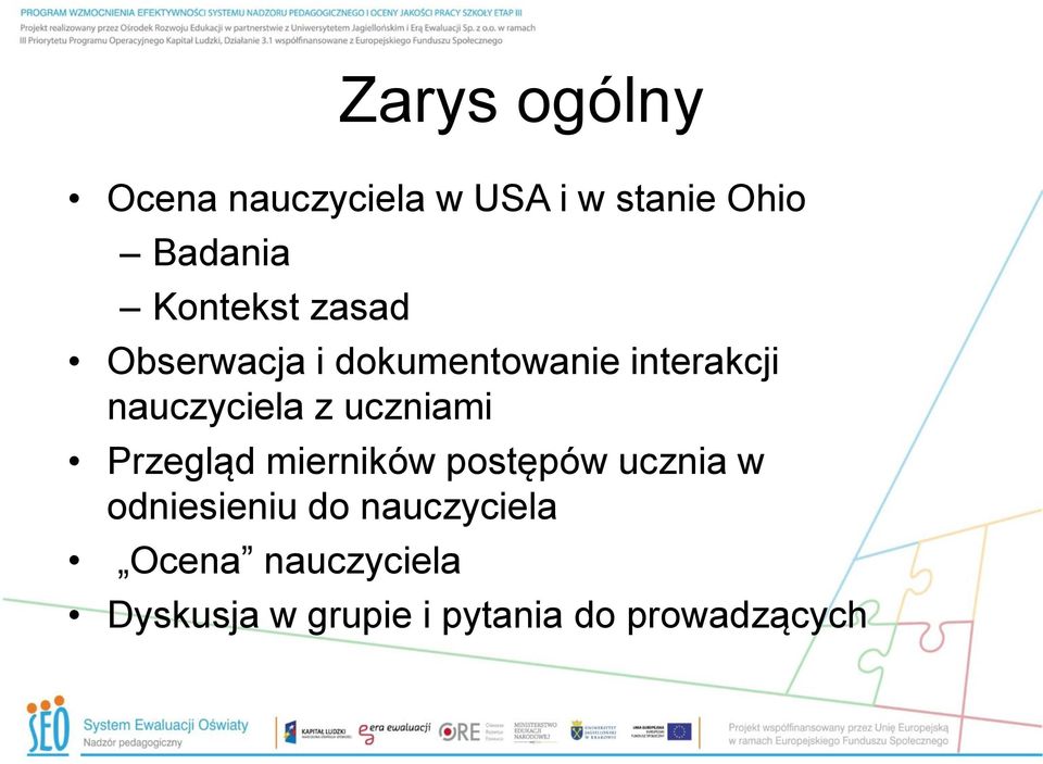 z uczniami Przegląd mierników postępów ucznia w odniesieniu do