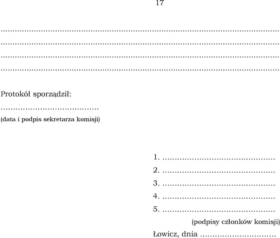 komisji) 1.. 2.. 3.. 4.. 5.