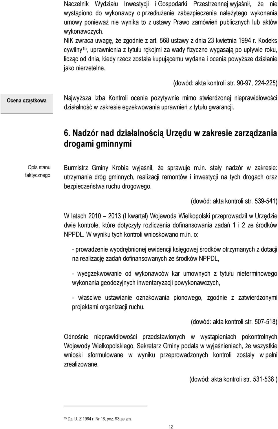 Kodeks cywilny 15, uprawnienia z tytułu rękojmi za wady fizyczne wygasają po upływie roku, licząc od dnia, kiedy rzecz została kupującemu wydana i ocenia powyższe działanie jako nierzetelne.