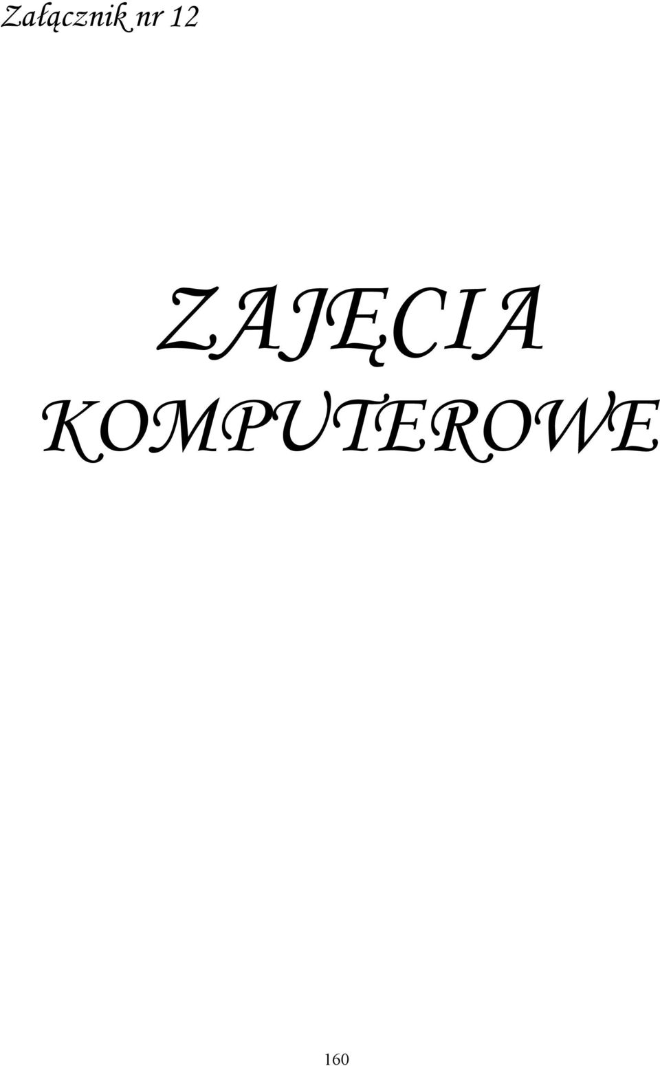 ZAJĘCIA