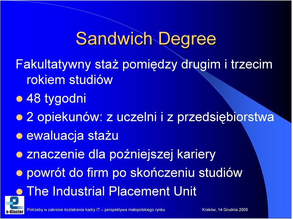 przedsiębiorstwa ewaluacja stażu znaczenie dla poźniejszej