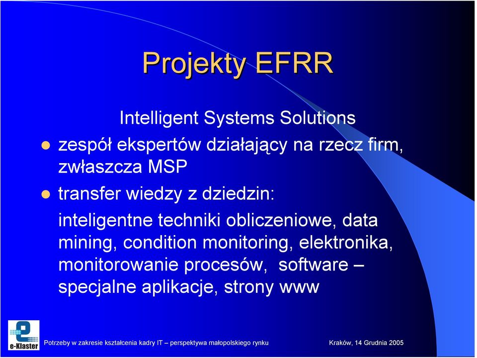 inteligentne techniki obliczeniowe, data mining, condition