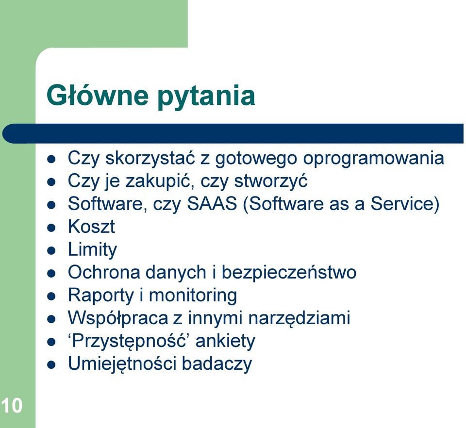 Koszt Limity Ochrona danych i bezpieczeństwo Raporty i monitoring