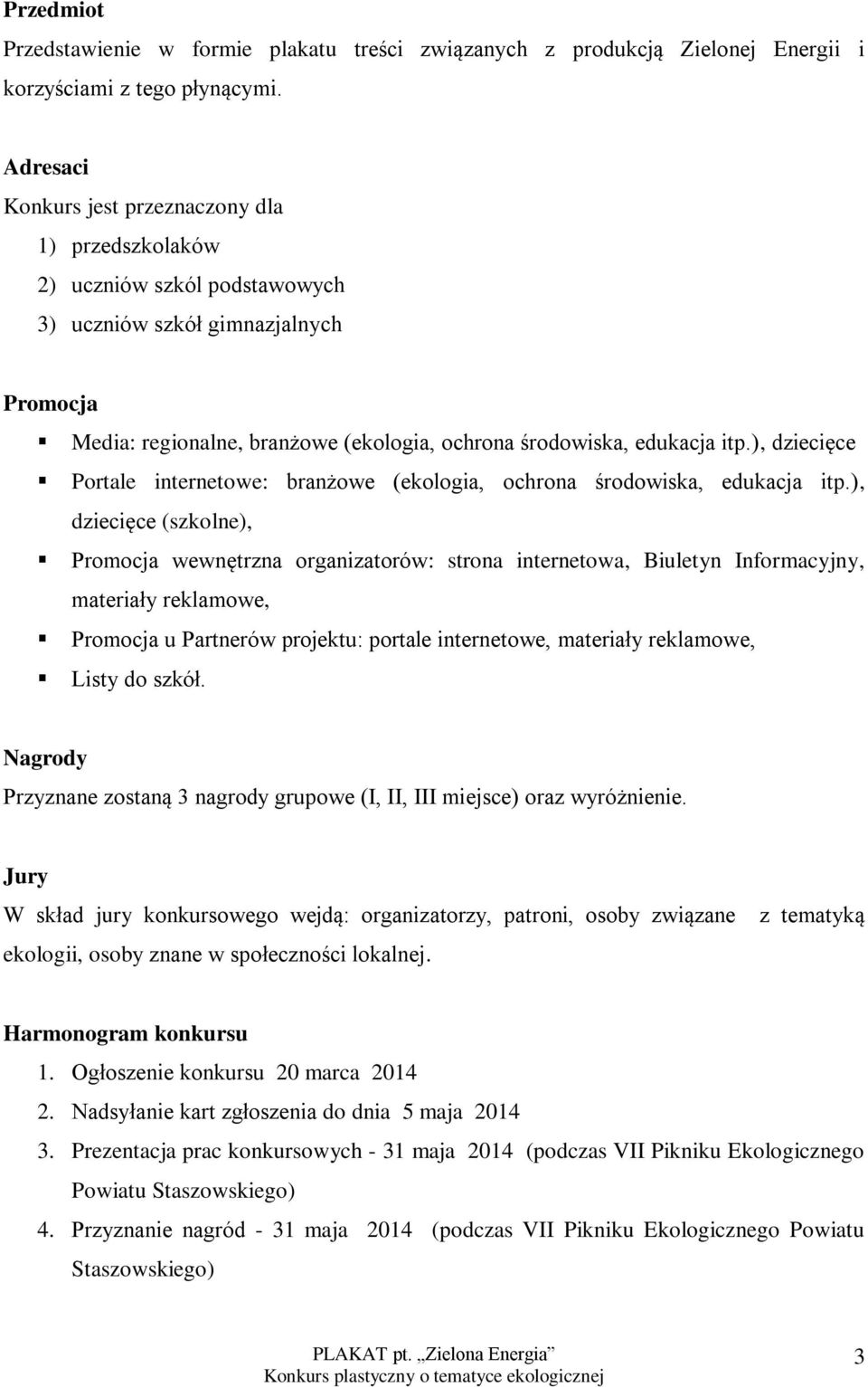 ), dziecięce Portale internetowe: branżowe (ekologia, ochrona środowiska, edukacja itp.