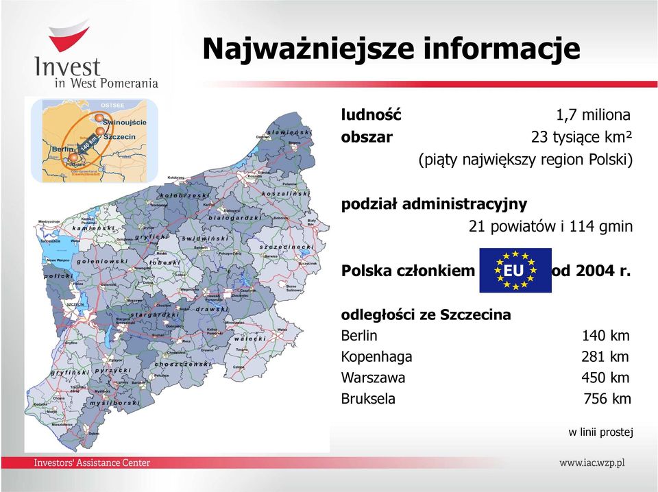 i 114 gmin Polska członkiem EU od 2004 r.