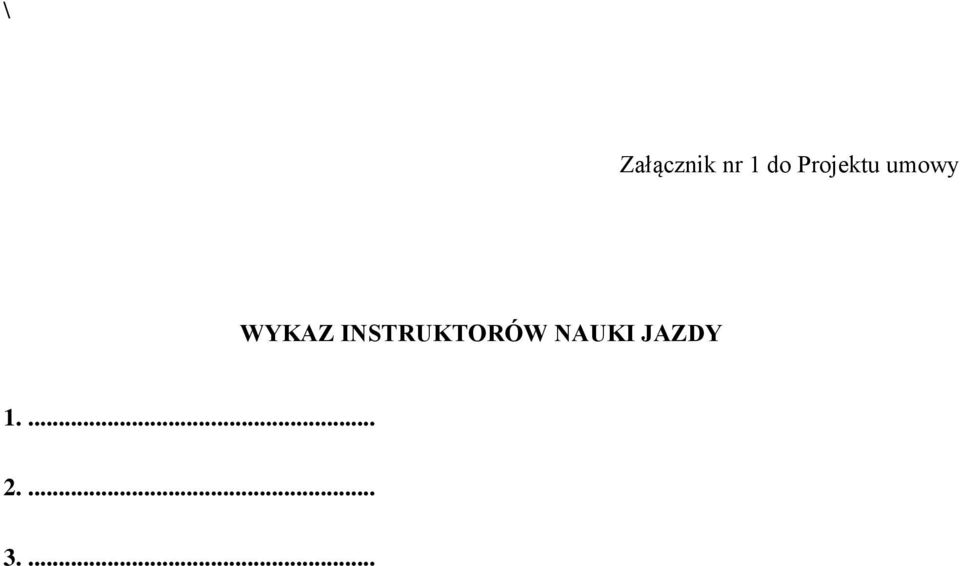 INSTRUKTORÓW NAUKI