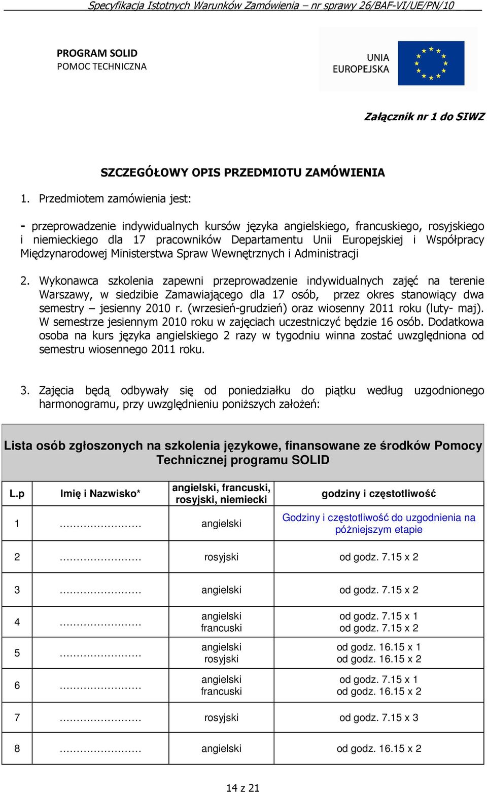 Ministerstwa Spraw Wewnętrznych i Administracji 2.