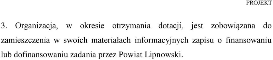 materiałach informacyjnych zapisu o