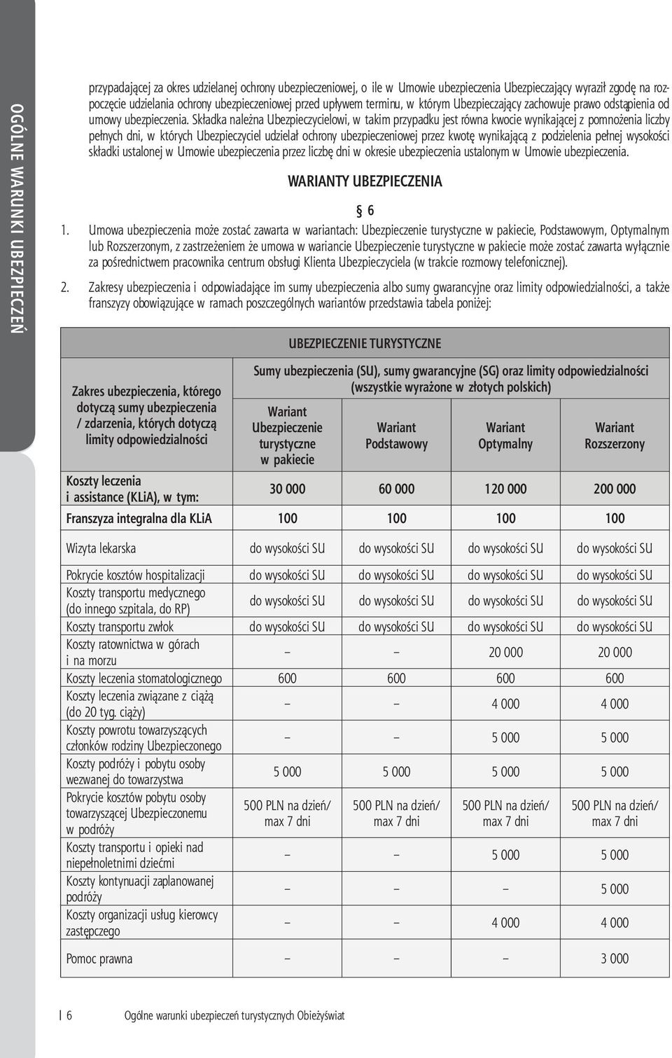 Składka należna Ubezpieczycielowi, w takim przypadku jest równa kwocie wynikającej z pomnożenia liczby pełnych dni, w których Ubezpieczyciel udzielał ochrony ubezpieczeniowej przez kwotę wynikającą z