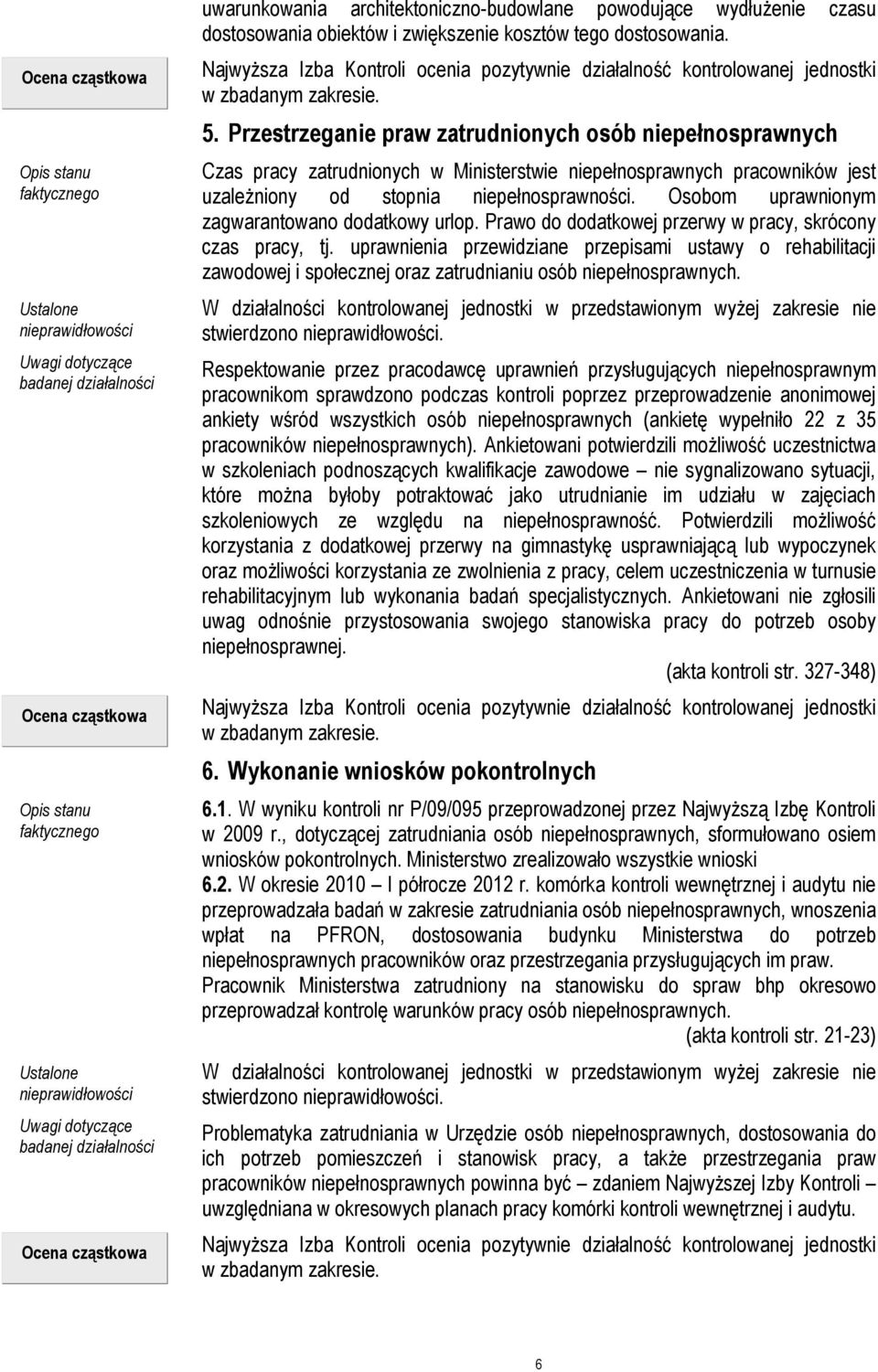 Osobom uprawnionym zagwarantowano dodatkowy urlop. Prawo do dodatkowej przerwy w pracy, skrócony czas pracy, tj.