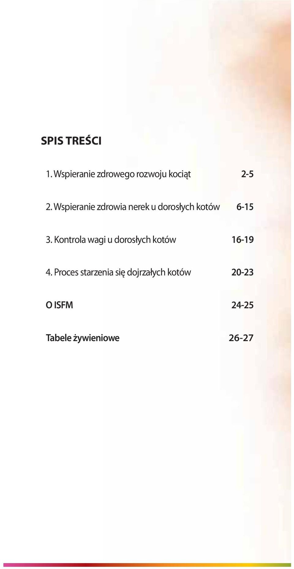 Kontrola wagi u dorosłych kotów 16-19 4.