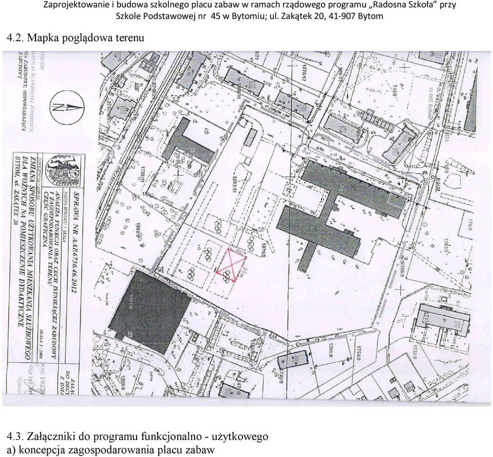 Mapka poglądowa terenu 4.3.