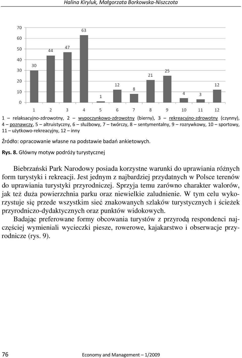 Główny motyw podróży turystycznej Biebrzański Park Narodowy posiada korzystne warunki do uprawiania różnych form turystyki i rekreacji.